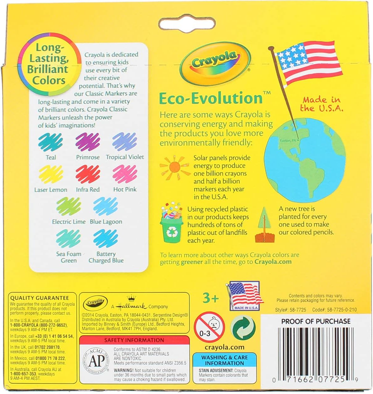 Crayola Bulk Buy Broad Line Markers 10 Pack Assorted Colors 58-7725 (3-Pack) image 5