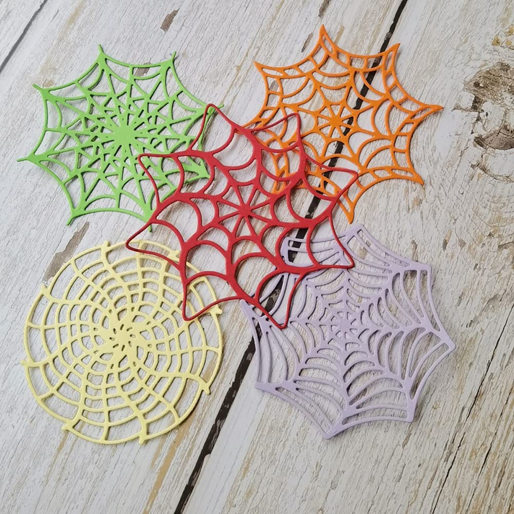 Ensemble De Matrices De Découpe En Métal, Motif D'araignée Toile D'araignée, Poinçon De Papercraft, Couteau De Découpe Pour Carte, Clip De Scrapbooking, Décoration De Carte Postale