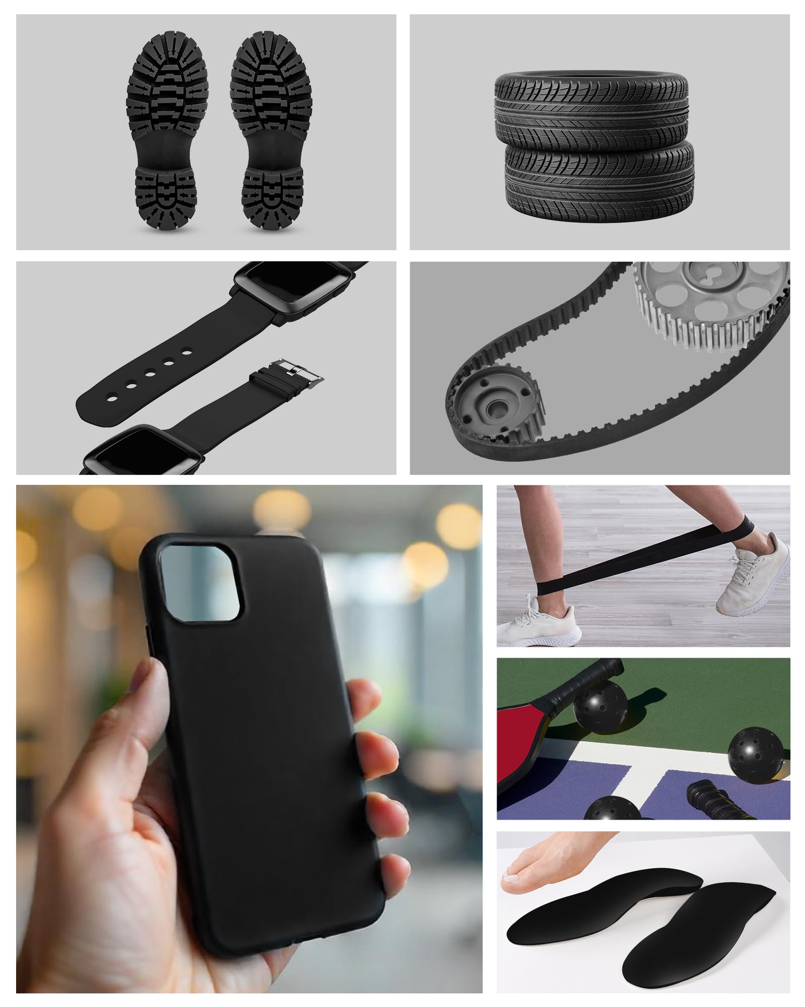 Inslogic TPU 3D Drucker Filament 1.75mm, 95A weiches TPU, flexibles 3D-Material, 4kg Bünde, langlebig und abriebfest, Maßgenauigkeit +/- 0.02mm, Schwarz