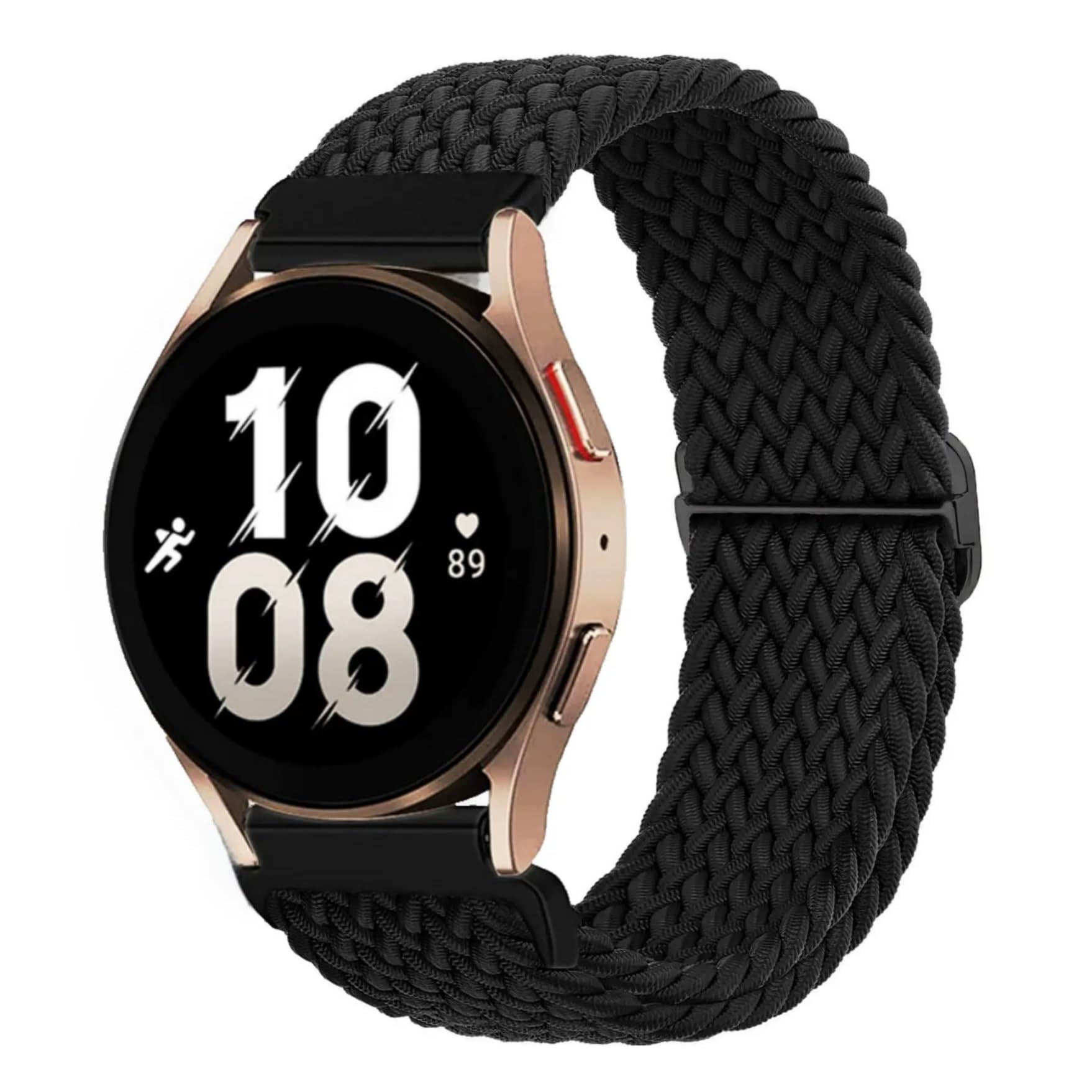 Pleciony pasek zamienny 20 mm do Samsung Galaxy Watch 7/6/5/4 Classic / 3 / FE/5 Pro / Watch Active 2 / Gear S2 Classic / sportowy, miękki pasek do zegarka