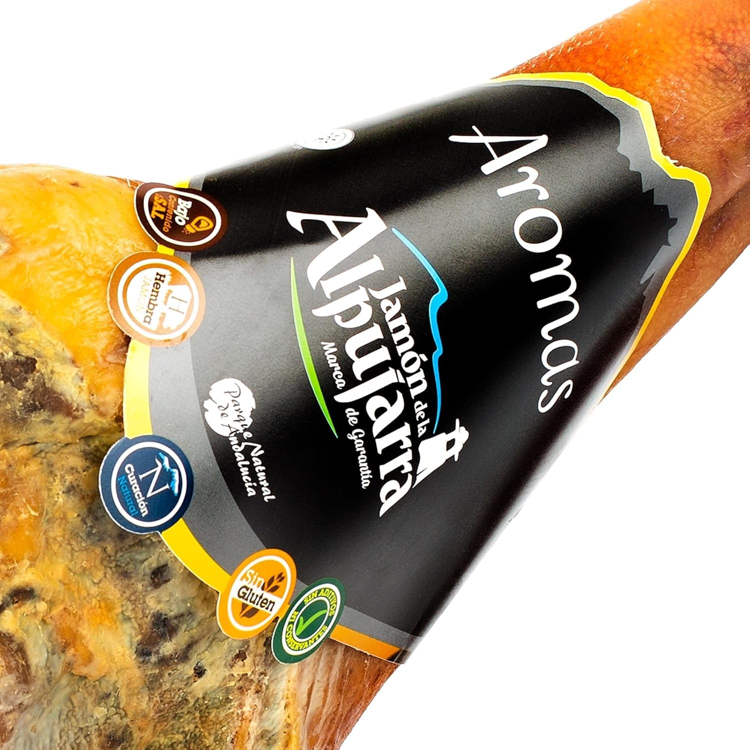 LalolaGourmet - Paleta Serrana Gran Reserva (5,5/6 kg) Stagionatura Naturale 100% Senza Glutine e a Basso Contenuto di Sale I Spalla di Prosciutto Serrano - Zampa Anteriore