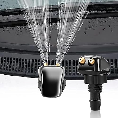 Miniatura 4 de jeseny 4 piezas de 0315in 0354in arandela de parabrisas delantero rociador de rociador recto camión pilar capó automotriz 4 agujeros compatibles con