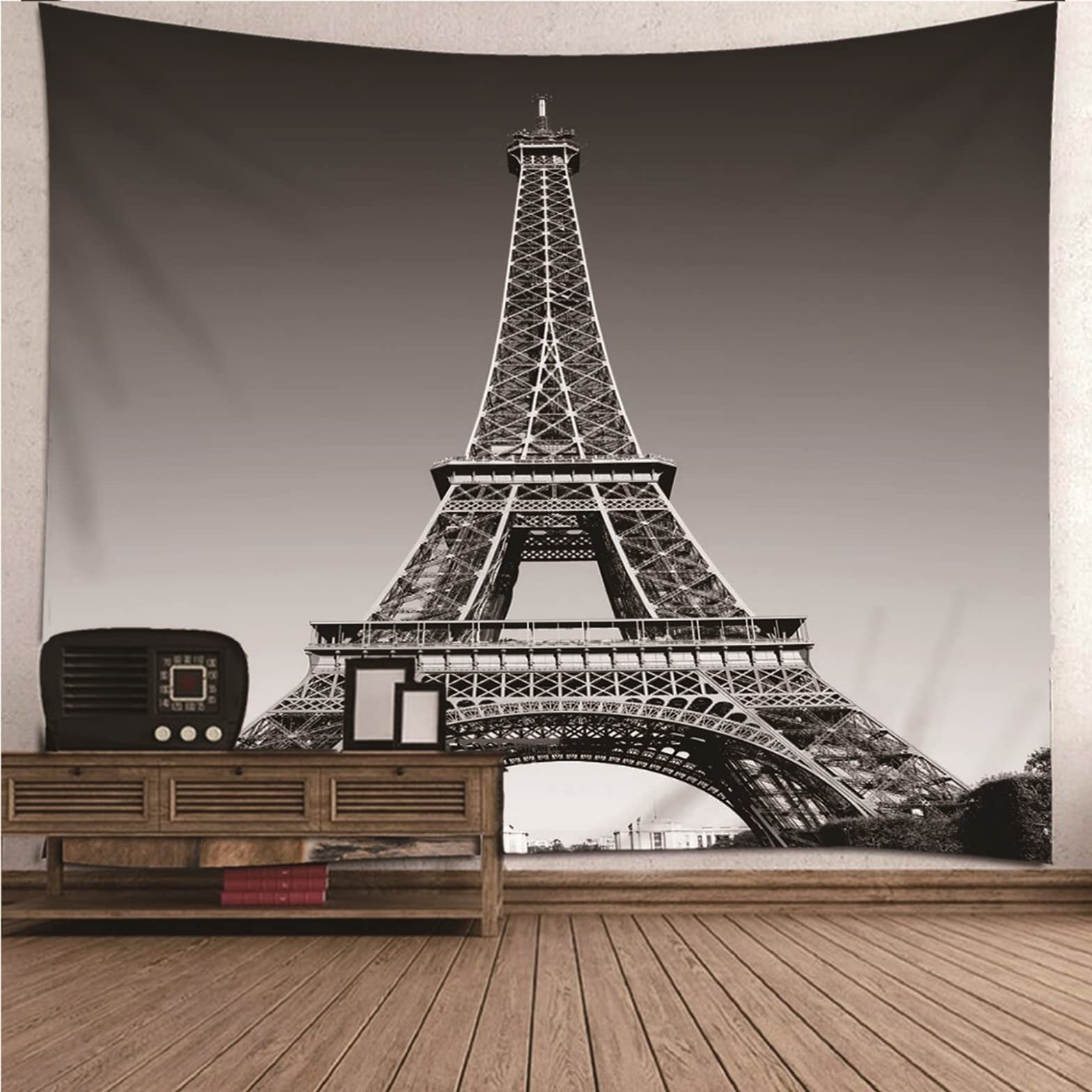 Tapiz de pared de la Torre Eiffel de 200x150cm para renovar cuartos juveniles 8