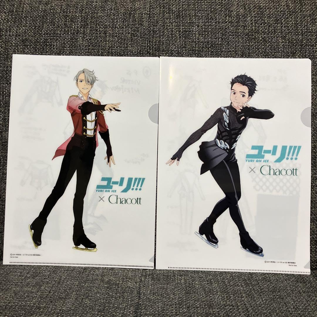 Amazon.co.jp: ユーリ on ICE Chacott クリアファイル2枚