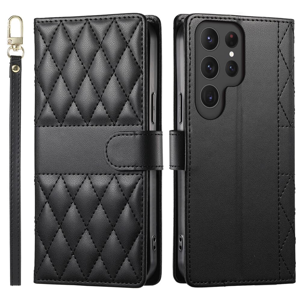 Étui Google Pixel 8 Pro iPhone cuir noir à rabat pour vos déplacements urbains