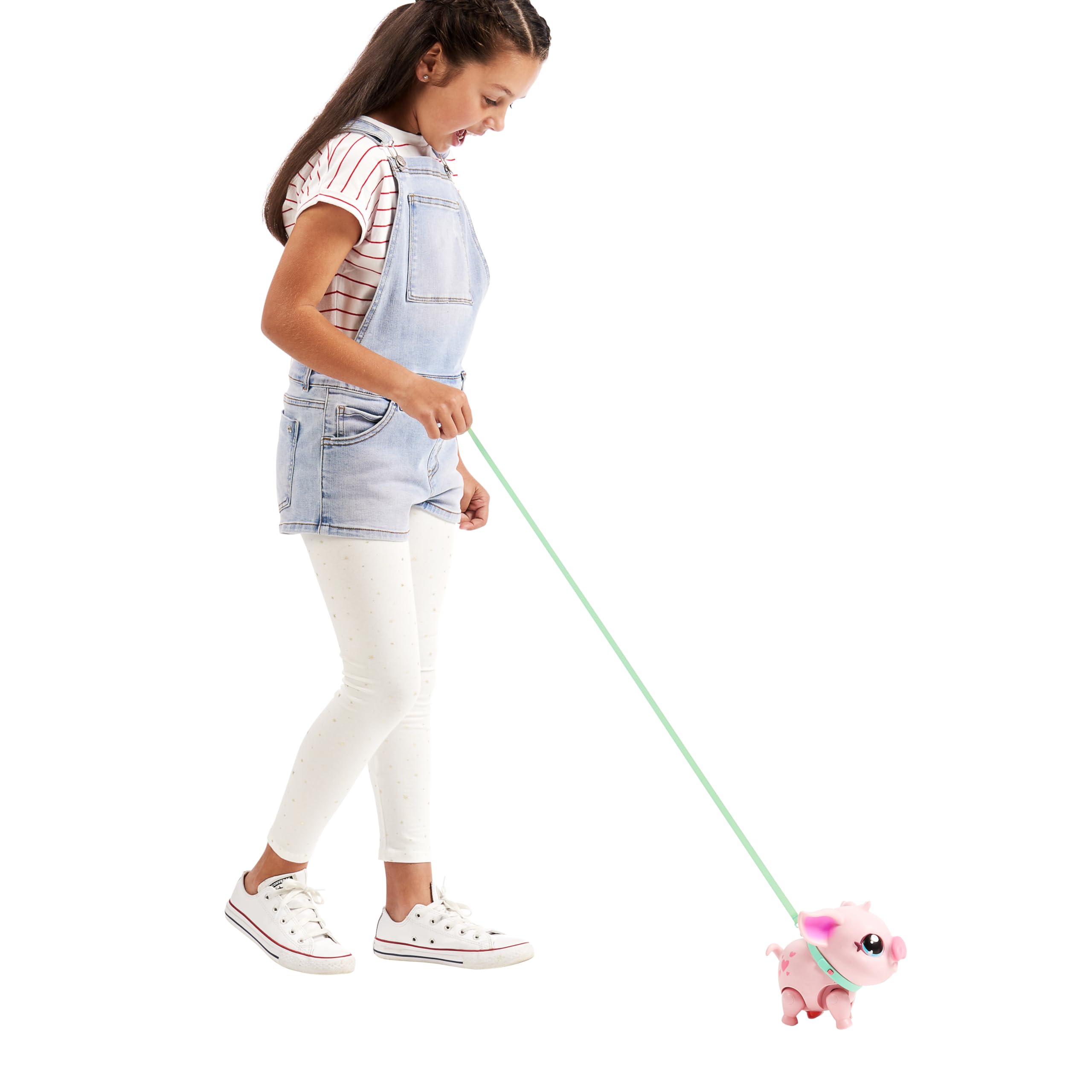 Little Live Pets My Walking Pig cerdita interactiva, Suave y Alegre Que Camina, Baila y te acaricia con la Nariz. Más de 20 Sonidos y reacciones. Pilas Incluidas. A Partir de 4 años.