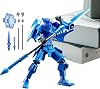 Action Figure Model, Shield of Justice Lucky Doll Warrior 13 Multi-joint Action Figure Toy,Multi Jointed Movable Robot | Full Body Mechanical Toy, 13cm/5.12inch -Jointed Robot Unique Collectibles