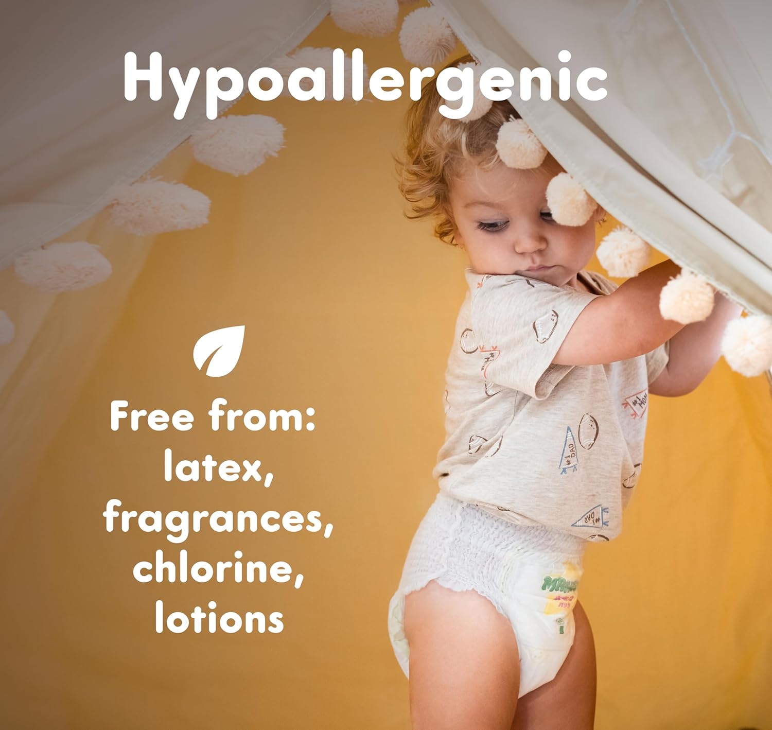 Maneki Baby Hypoallergenic Potty Training Pants 4T–5T, 72 Count (35–44 lbs), Pull-On Diaper Pants & Training Underwear, Soft, Unscented & High Absorbency for Overnight & Daily Use (Pack May Vary) - Image 4