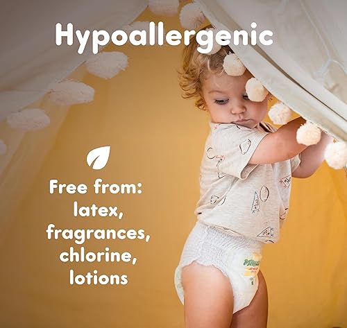 Miniatura 4 de Maneki Pantalones de pañales y pantalones de entrenamiento para bebé, talla 2T-3T, suaves, delgados y absorbentes, fáciles de poner, protección