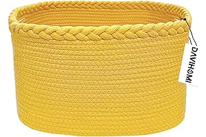 Vibrant and Spacious Yellow Baskets for Storage: A Touch of Sunshine to Your Organization