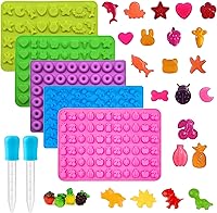 Vista 21 de 2 moldes de chocolate – Molde de silicona para chupete de una sola pieza, tamaño bocado, moldes de chocolate para decoración de pasteles y cupcakes