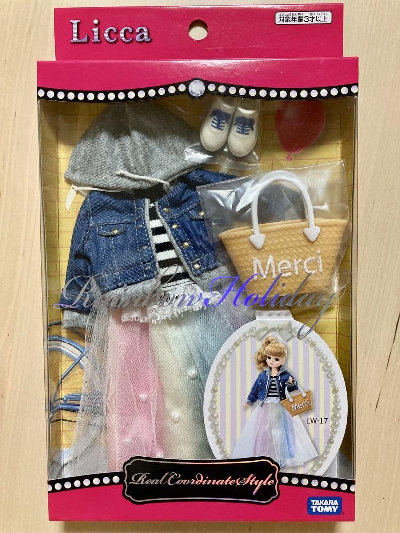 Amazon.co.jp: 可愛いリアルクローズリカちゃんのお洋服rainbow