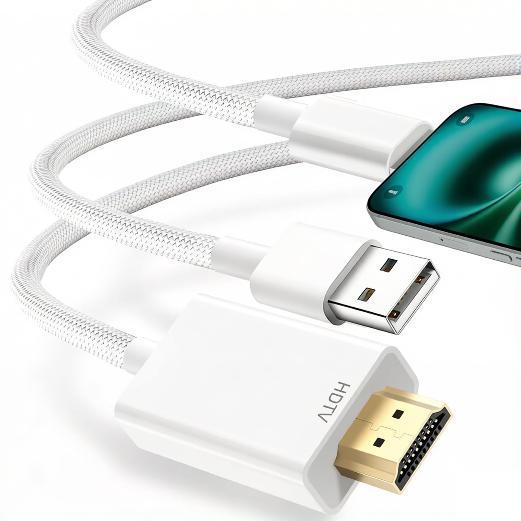 Amazon | iPhone14 To HDMI 変換ケーブル ミラーリング 【充電しながら