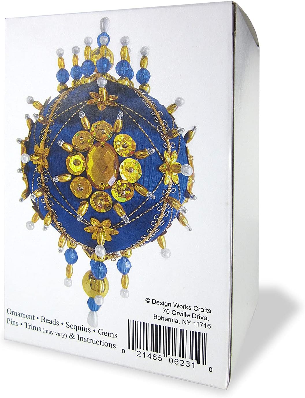 Design Works Crafts Satin Ornament Kit with Fully Illustrated Instructions, 5-inch Height