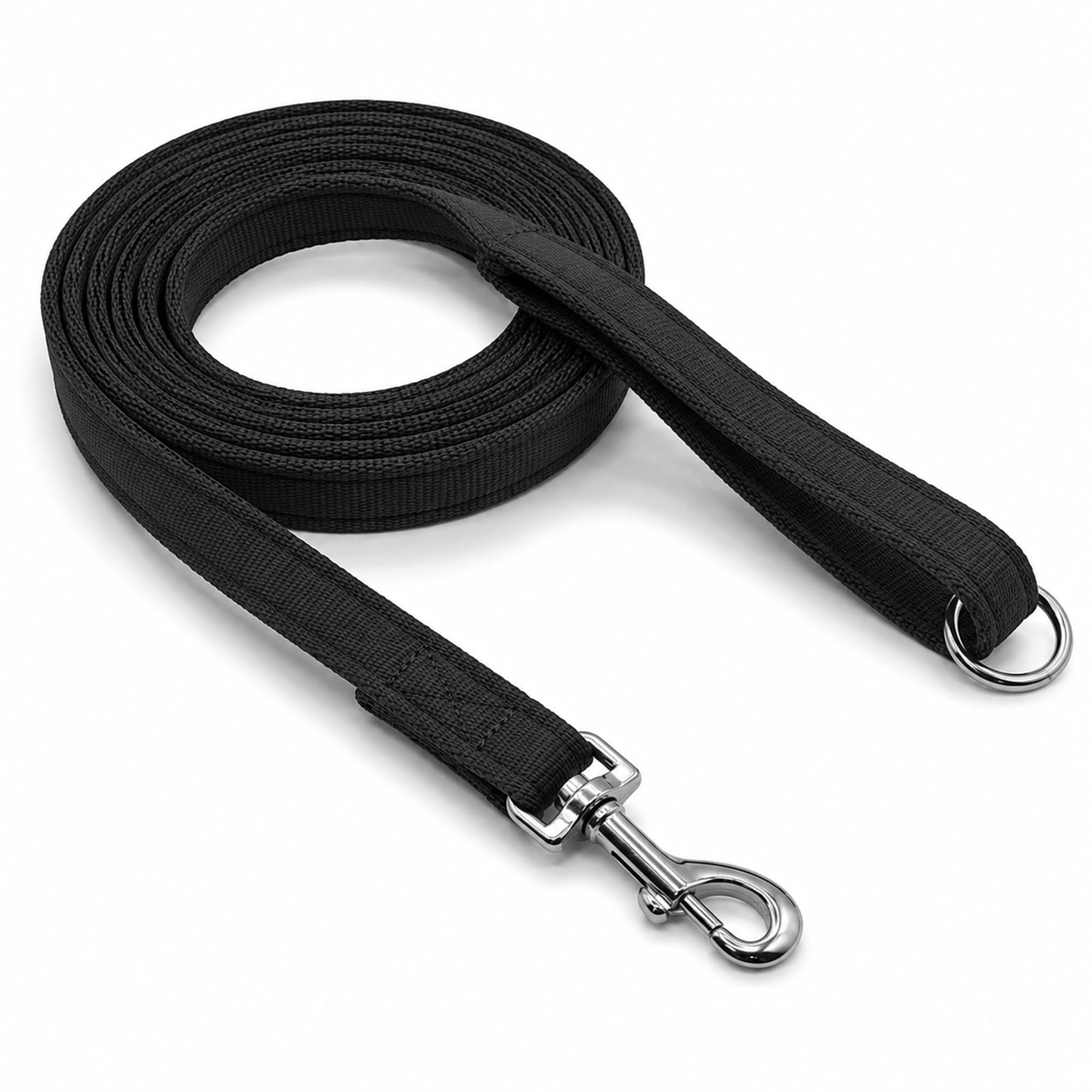 Gencon 25mm Clip Lead | Dog Training Lead | 1.9m | Strong & Secure | Black
