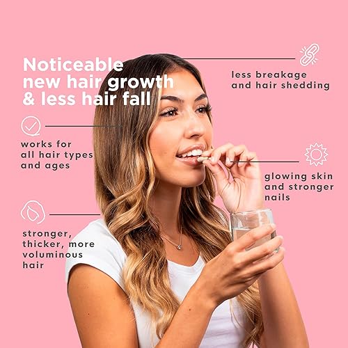 Miniatura 4 de Vitaminas para el crecimiento del cabello con biotina probado para cabello piel y uñas mujeres y hombres aborda deficiencias de vitamina que podrían