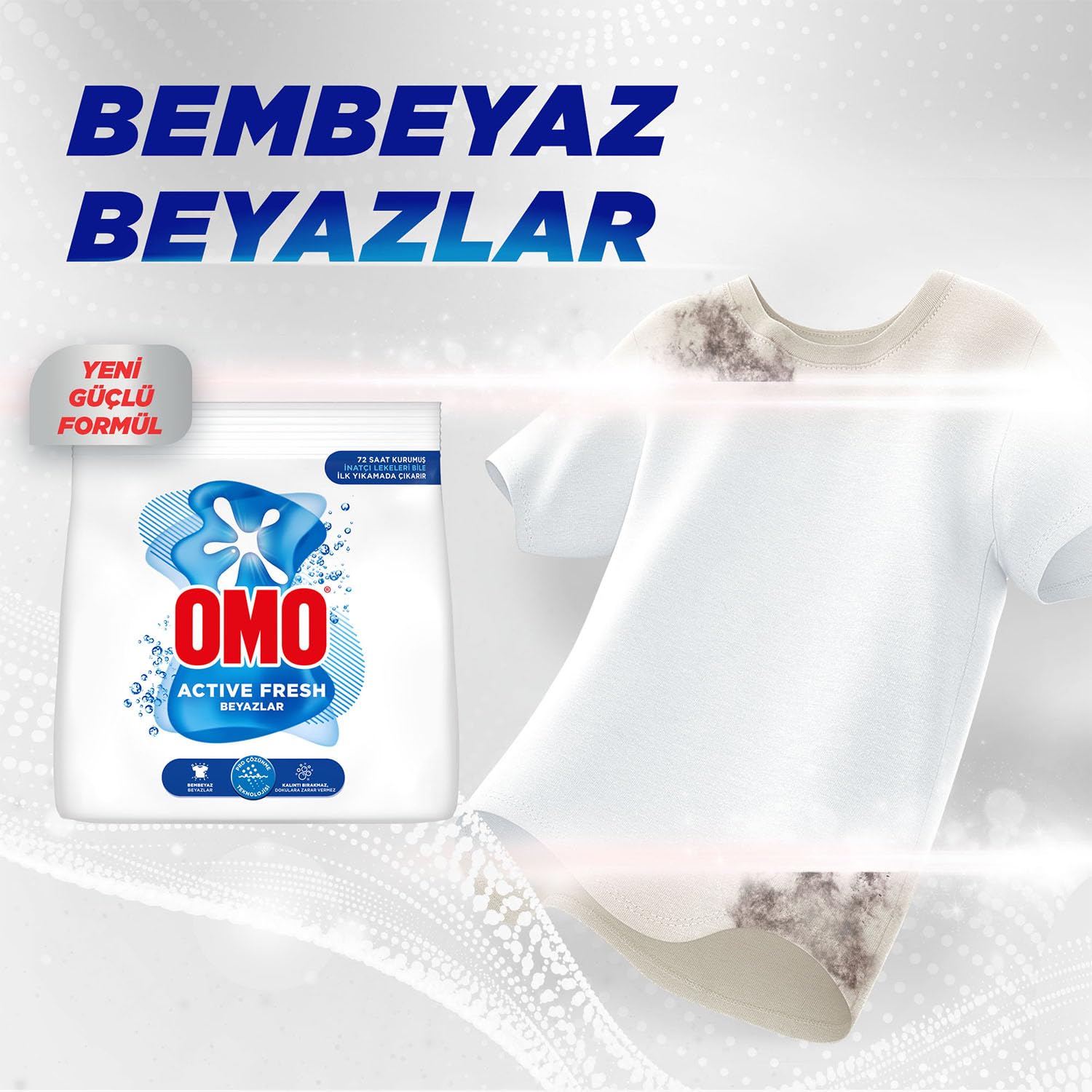 Omo Active Fresh Beyazlar Toz Deterjanı 1.5 kg