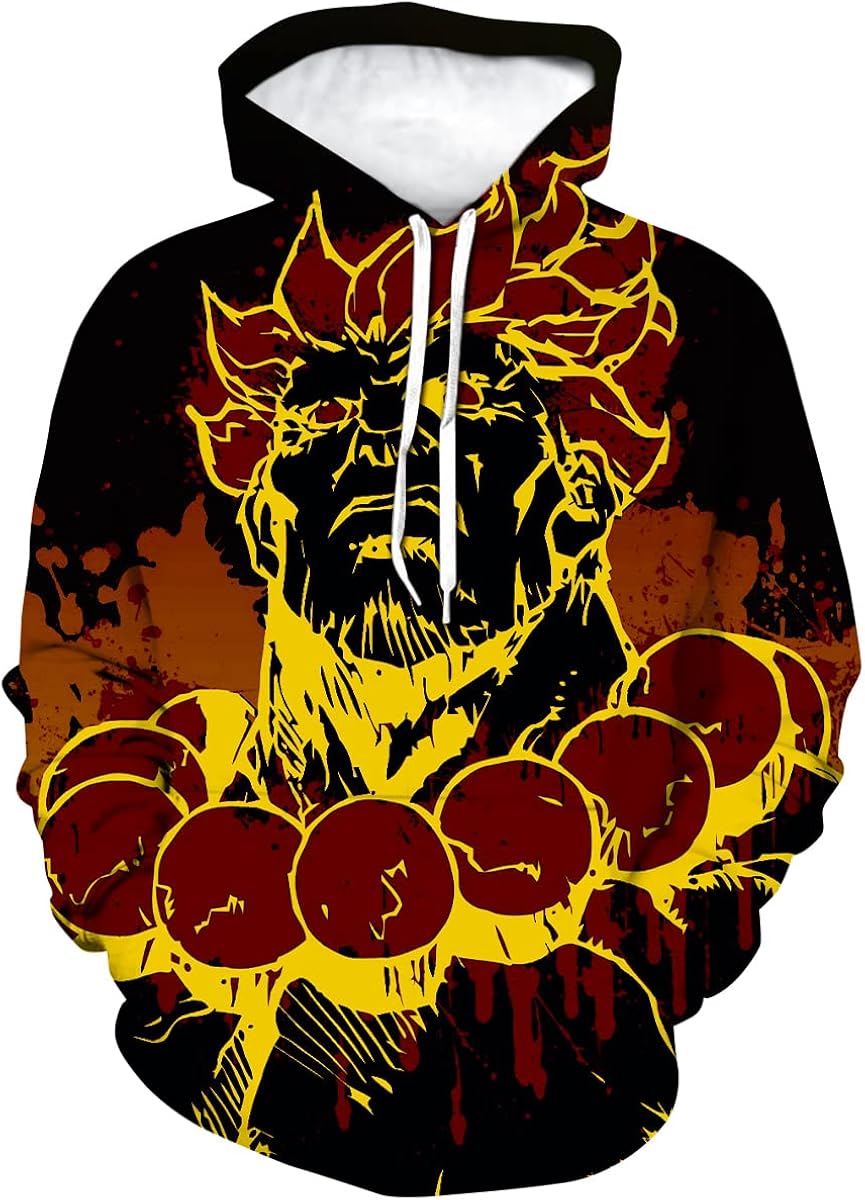 Street Fighter Hoodie Game Character HD 3D Printed Pullover