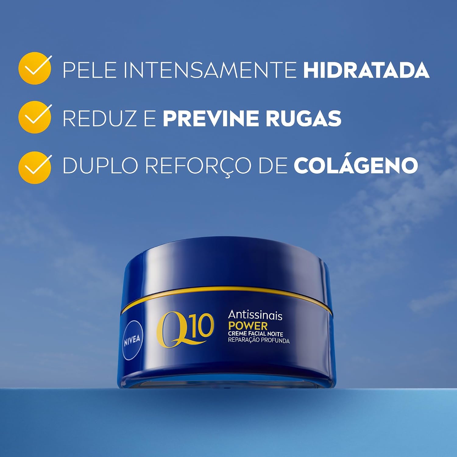 NIVEA Creme Facial Antissinais Q10 Power Noite 49g NIVEA Creme Facial Antissinais Q10 Power Noite 49g