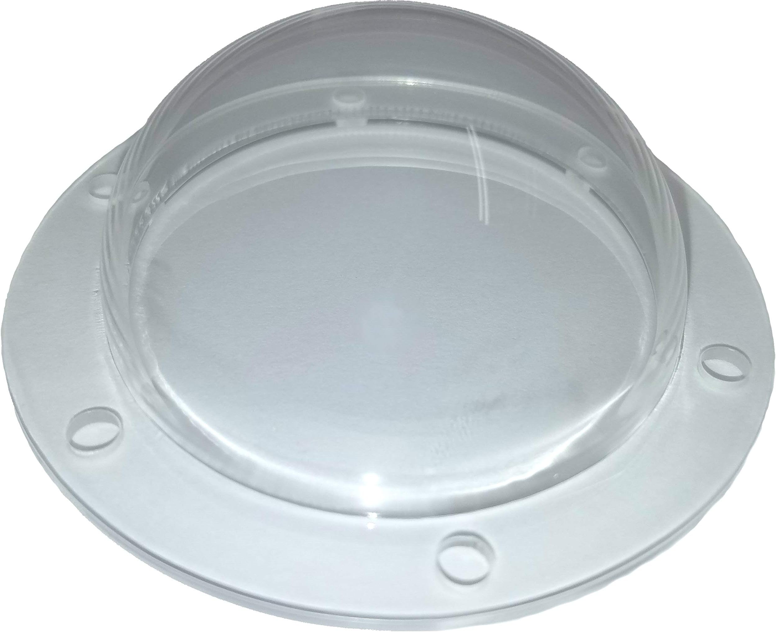 Supreme Tech Acrylic Dome/Plastic Hemisphere - Clear - 2" Diameter, 3/8" Flange with Pre-Drilled Holes