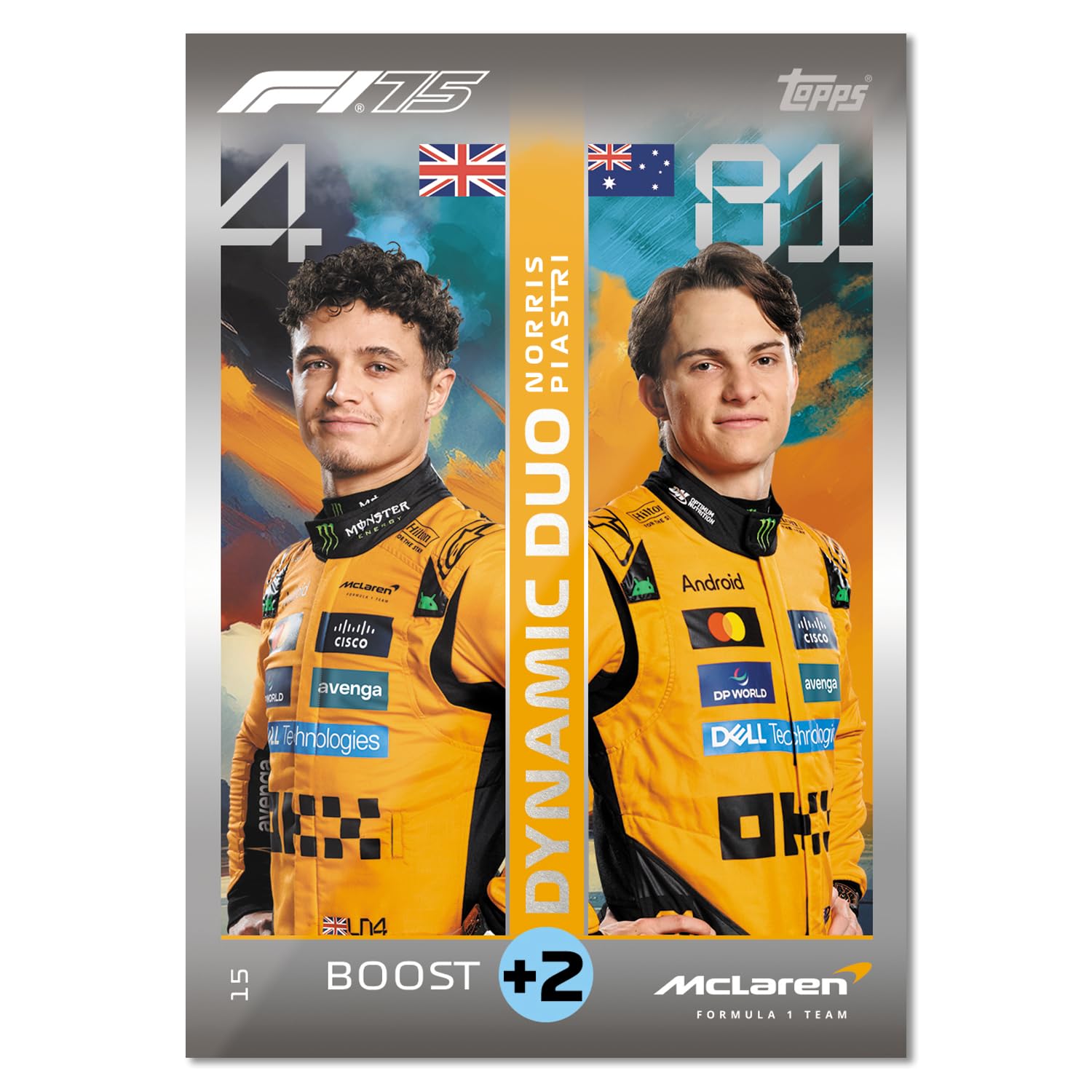 Topps Turbo Attax Formula 1 2025 – Mega Multipack – zawiera 39 kart Turbo Attax i 2 losowe karty Limited Edition.