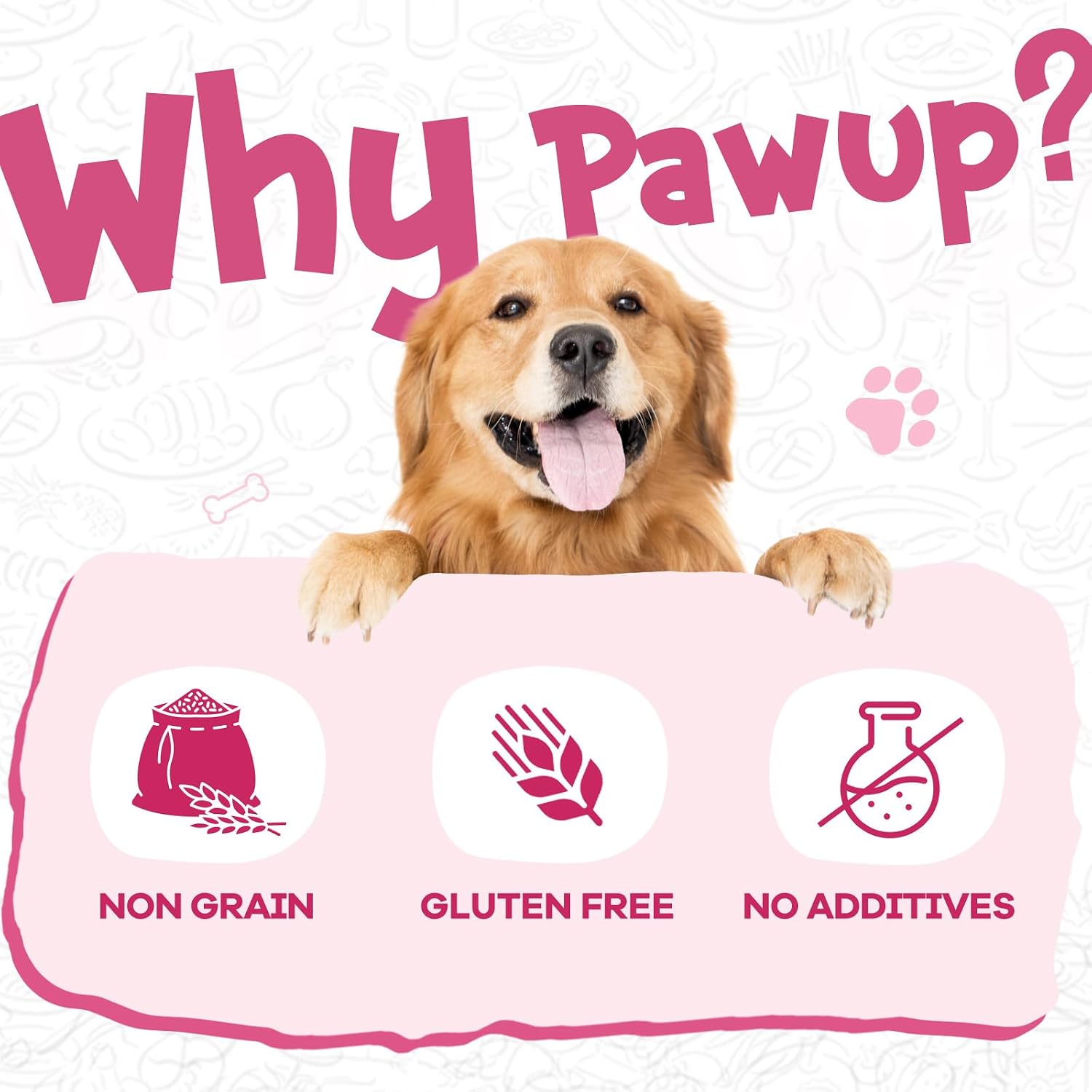 PAWUP Dog Treat Chicken & Duck Wrapped Rawhide Long Lasting Dog Treat Ring w/Taurine for Aggressive Chewer