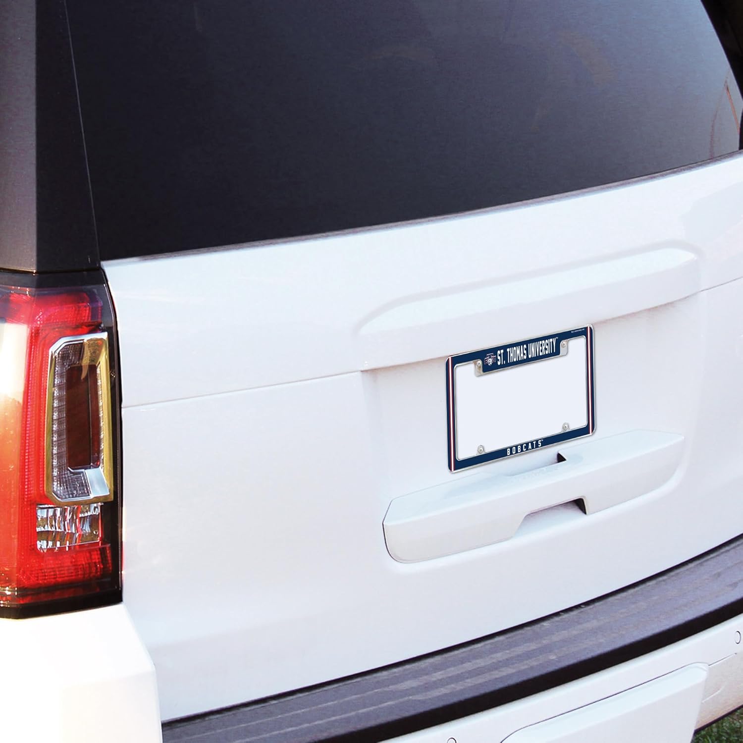 Rico Industries NCAA Standard 12" x 6" Chrome All Over Automotive License Plate Frame for Car/Truck/SUV (L-M Schools)
