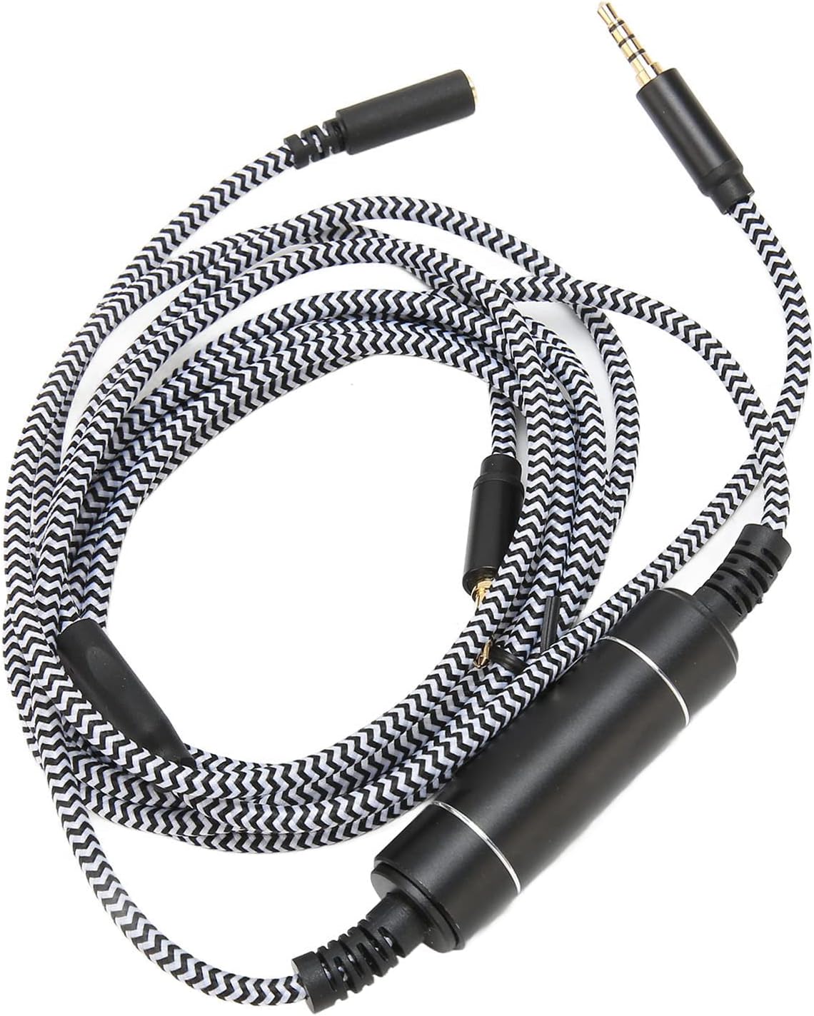 Chat Adapter Cable, Chat Link Pro Woven Cord Lossless Noiseless Audio Cable with Metal Isolator for 4K60 Pro