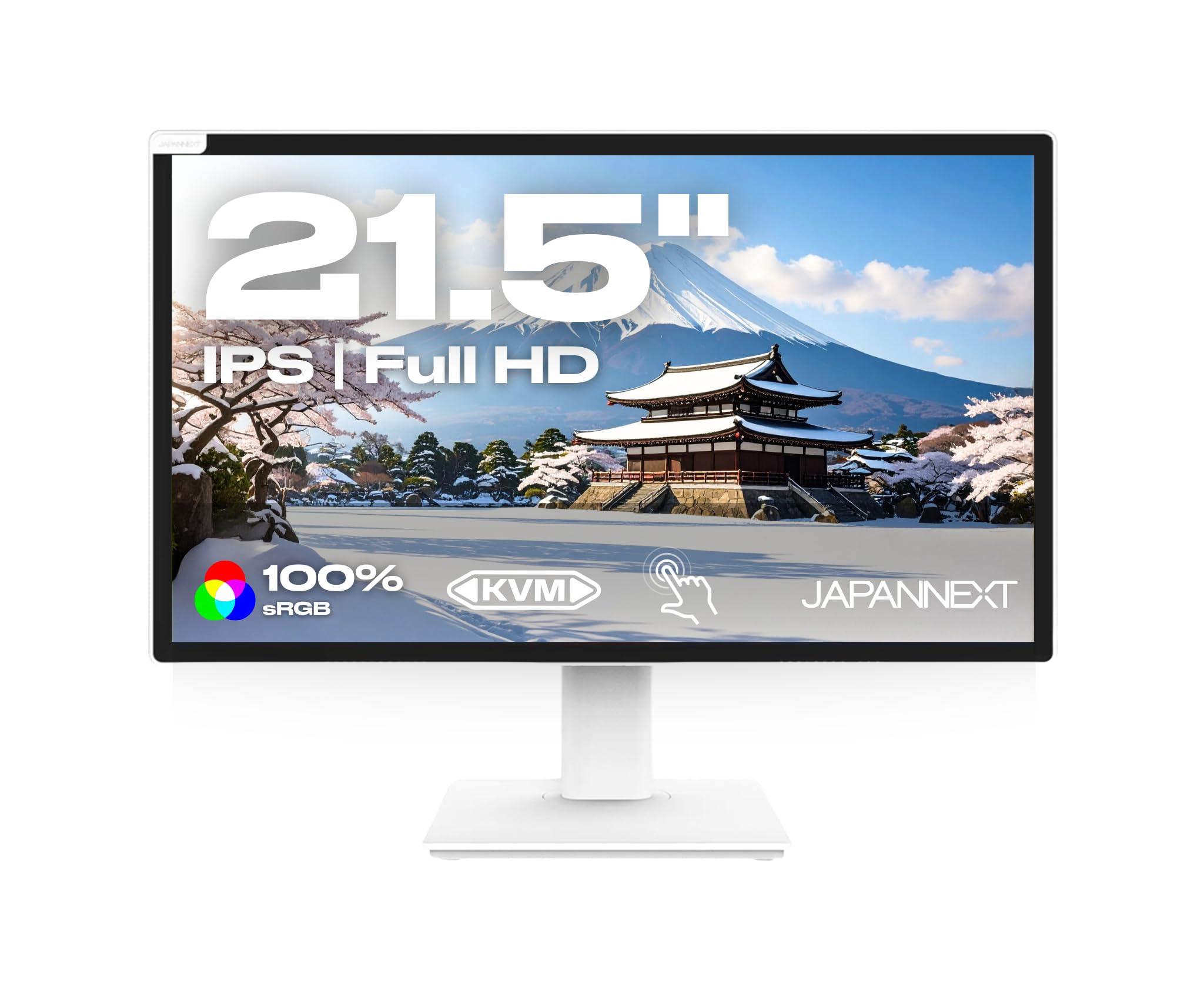 monitor touch white 21.5