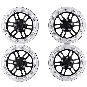 RC Car Wheel Hub, High Strength High Temperature Resistance RC Accessories Wheel Rims Set Safe for Replacement Parts