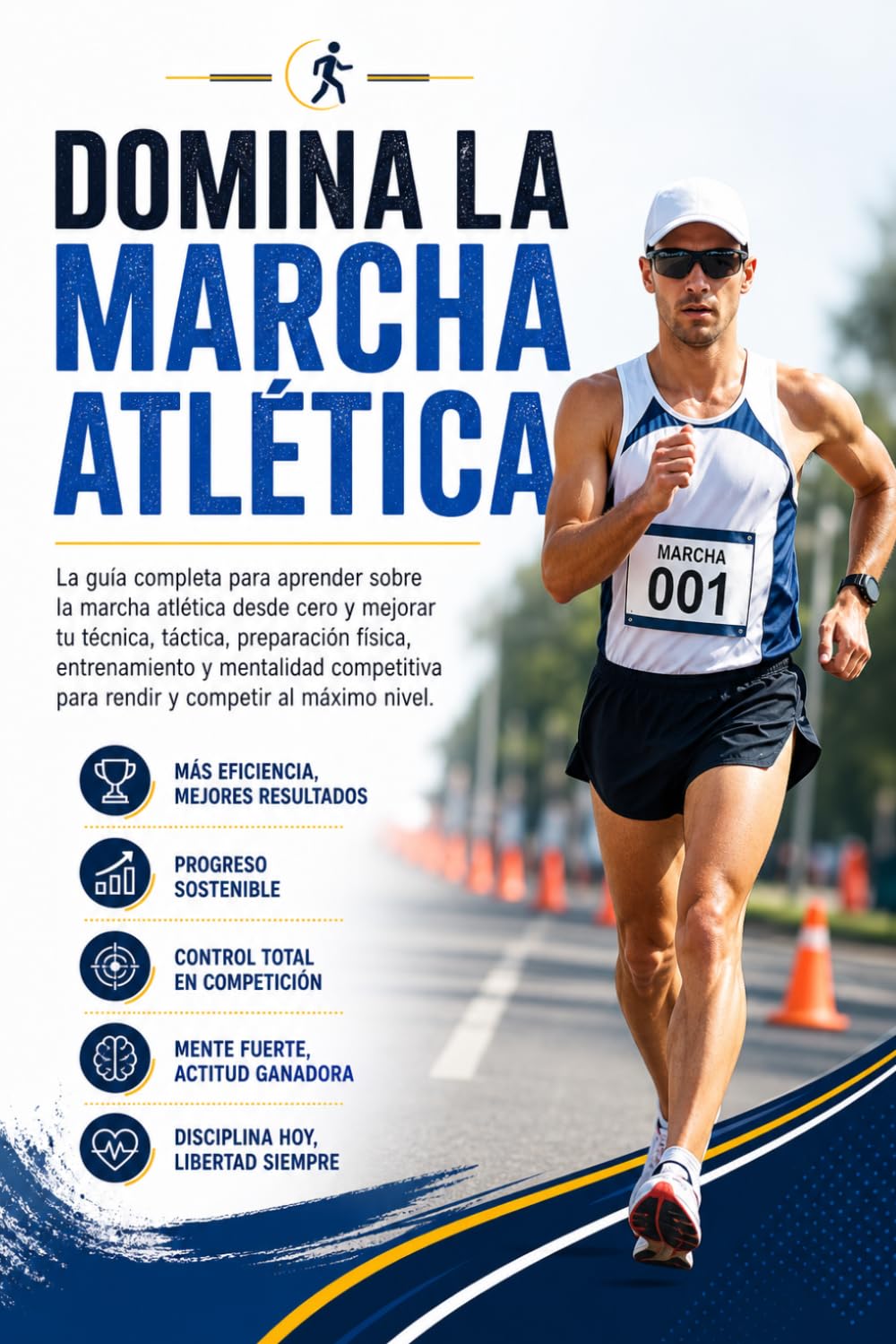 Domina la Marcha Atlética: La guía completa para aprender sobre la marcha atlética desde cero y mejorar tu técnica, táctica, preparación física, entrenamiento y mentalidad competitiva
