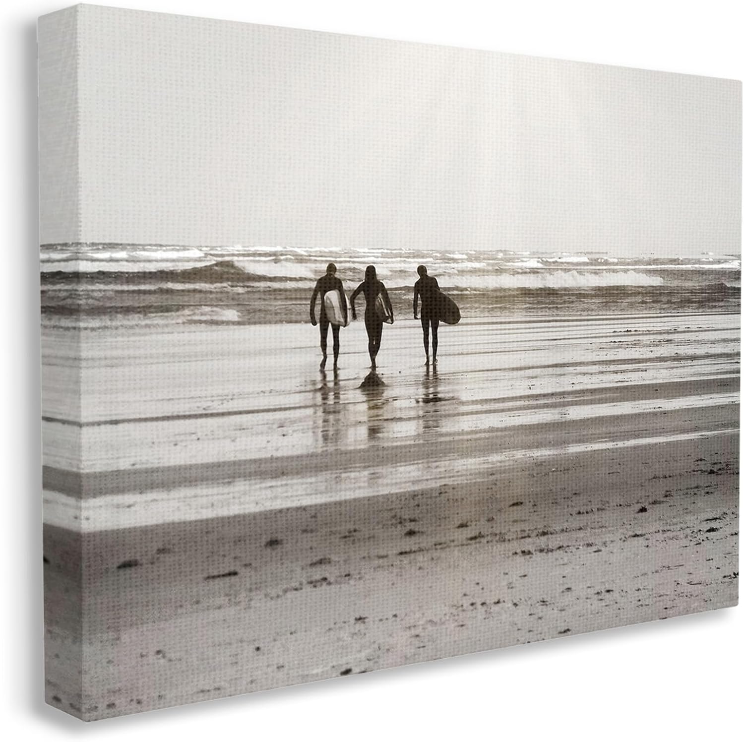 Stupell Industries Strolling Surfer Friends Canvas Wall Art by GraffiTee Studios