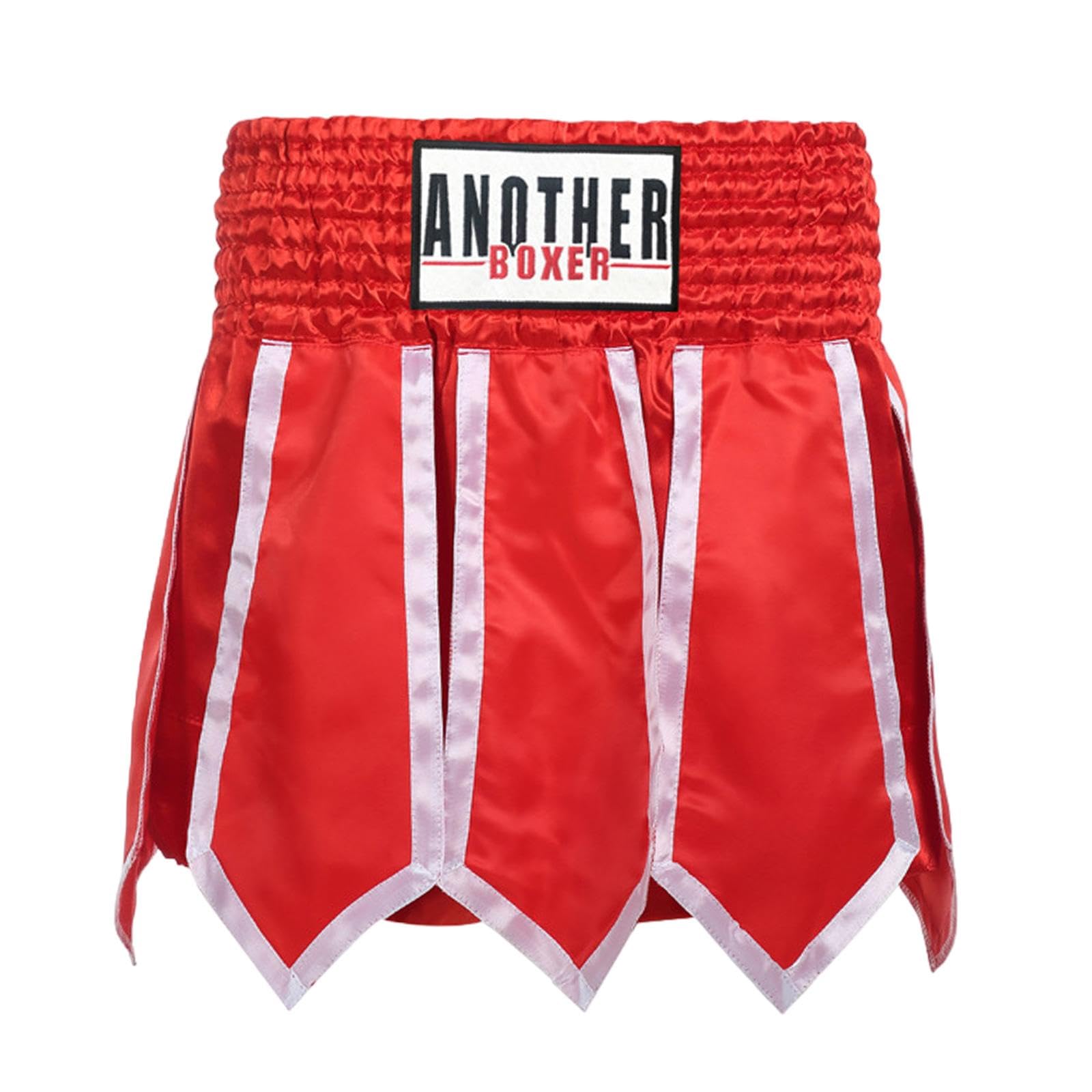 Boxershorts Muay Thai Trainingsshorts Kickboxhose Kampfsport Hose aus Atmungsaktivem Polyestermaterial mit Elastischem Bund Und Seitlichen Schlitzen