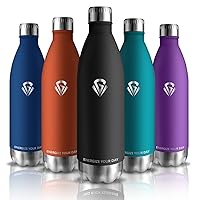 Grsta Borraccia Termica 1 litro Senza BPA, Palestra Senza Perdite