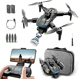 Drone com Camera 4K XT505, Drones Profissional Drones FPV, Controle Remoto Drone com GPS e 1200m de Alcance, Bateria 2000mAh - Produto 5 mais recomendado com 5 estrelas