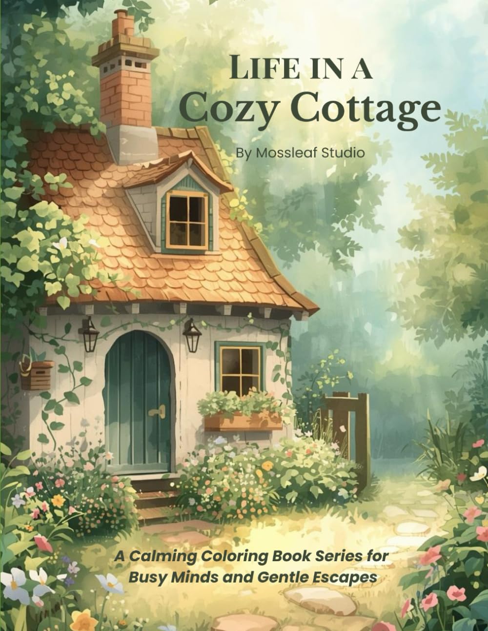 Life in a Cozy Cottage: A Calming Coloring Book Series for Busy Minds and Gentle Escapes (Life in a... Coloring Book Series)