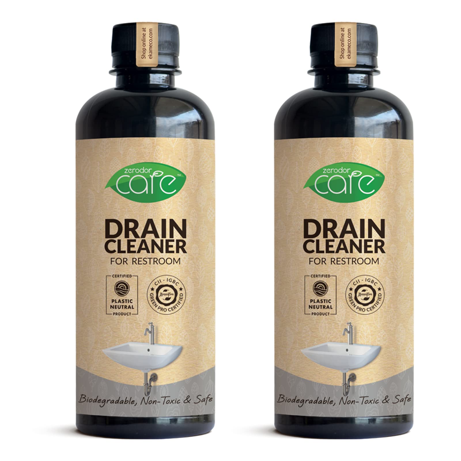 Zerodor Care Drain Blockage Liquid Cleaner for Restroom | 400ml X 2 | (B0BQ2ZB56R) Amazon Price History, Amazon Price Tracker