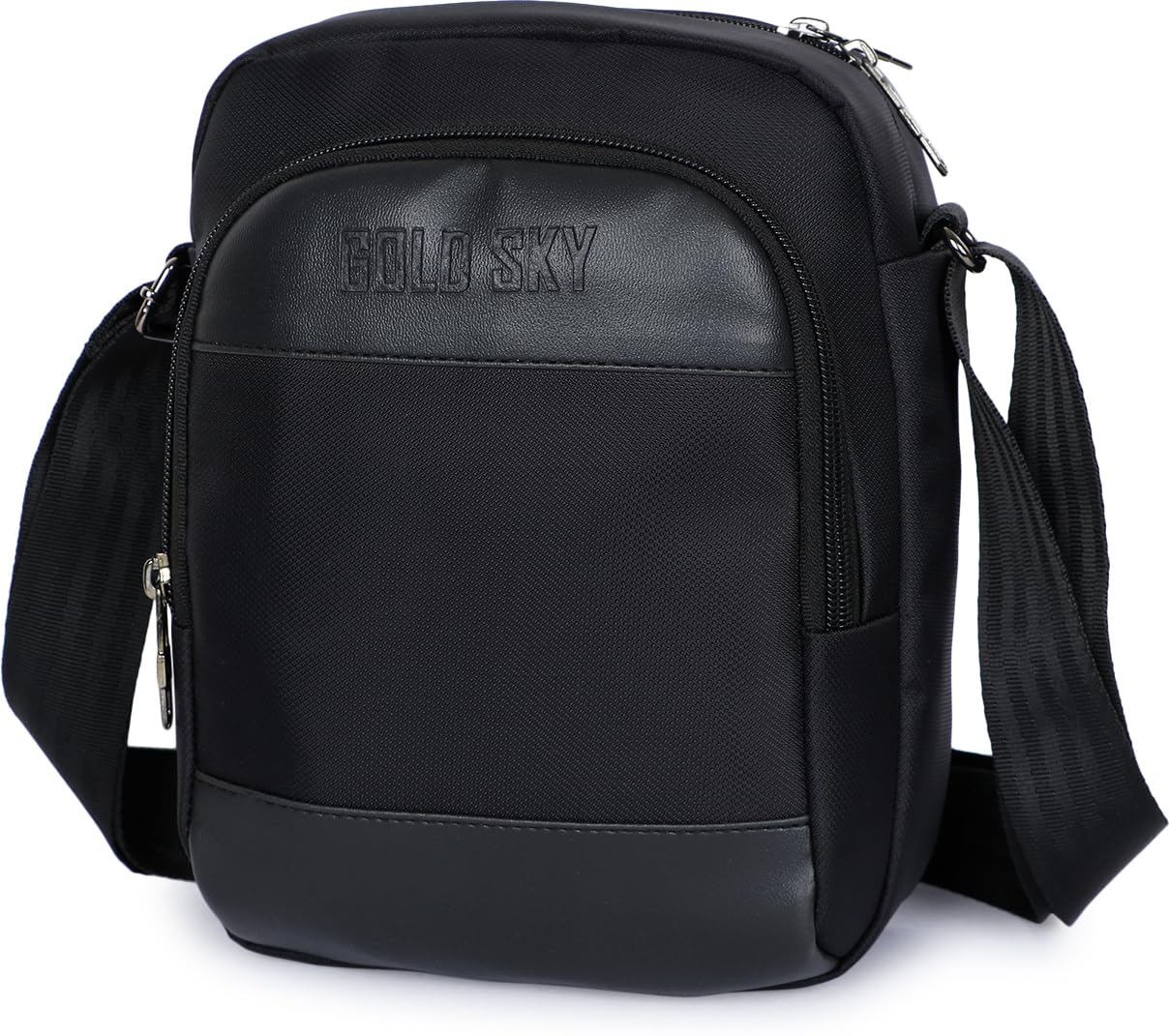 Small Men Sling Bag Mens Shoulder Bag Stylish 1680D Oxford Fabric Side Bag Shockproof Pocket for 8-inch iPad Water resistant hand bag for men travel, small cash collection Bag-image-45