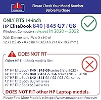 Vista 4 de mCover Funda solo compatible con HP EliteBook 840 G7 / G8 (Intel CPU) de 14 pulgadas 2020 ~ 2022 EliteBook 845 G7 / G8 (CPU AMD) Series Windows
