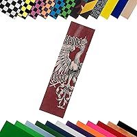 Vista 25 de TURBO Hoja de cinta adhesiva para monopatín 9 x 33 pulgadas, negra