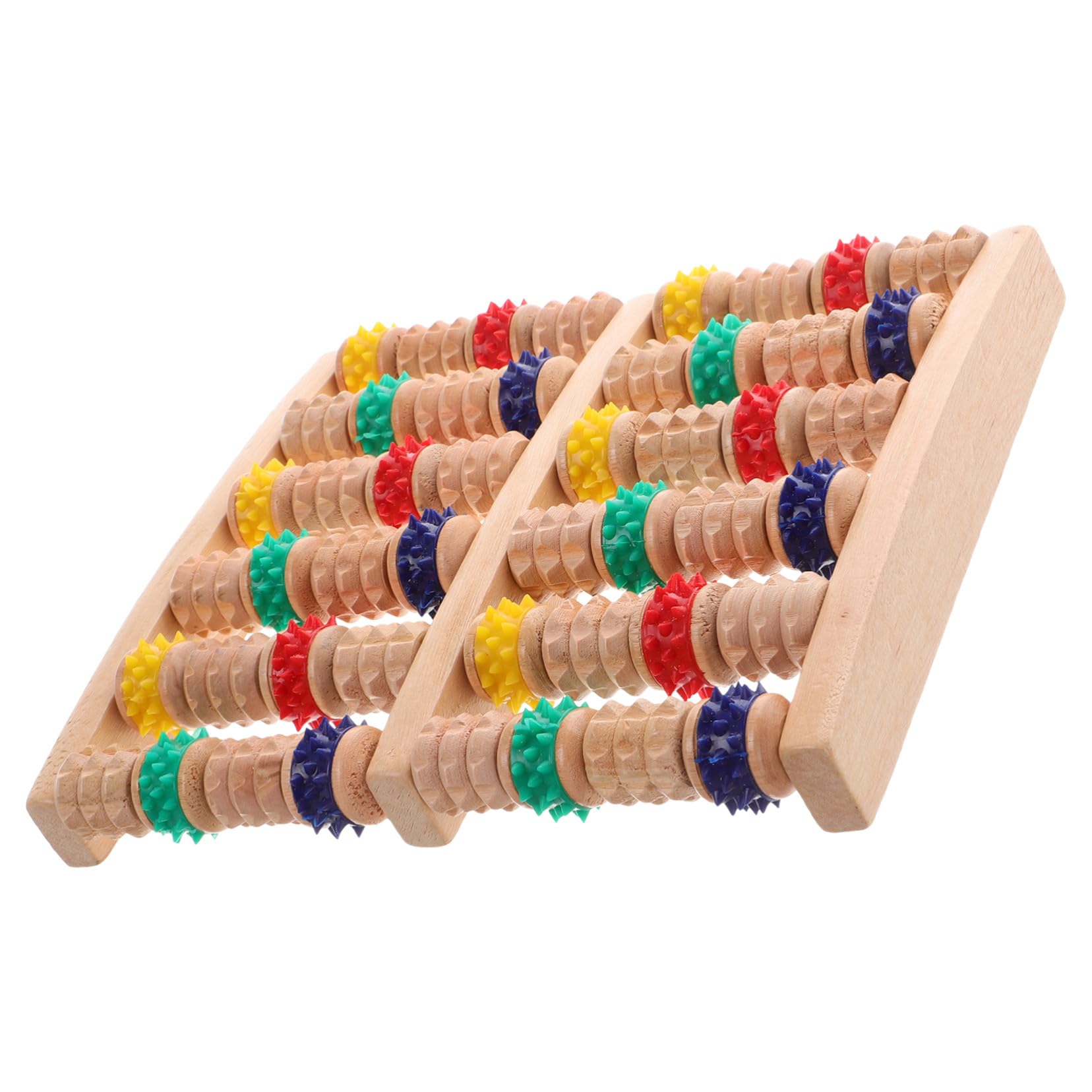Masajeador de Pies Rodillo de Madera Resistente para Uso Doméstico Portátil y Ergonómico y Mejora Circulación Compacto y Fácil de Usar