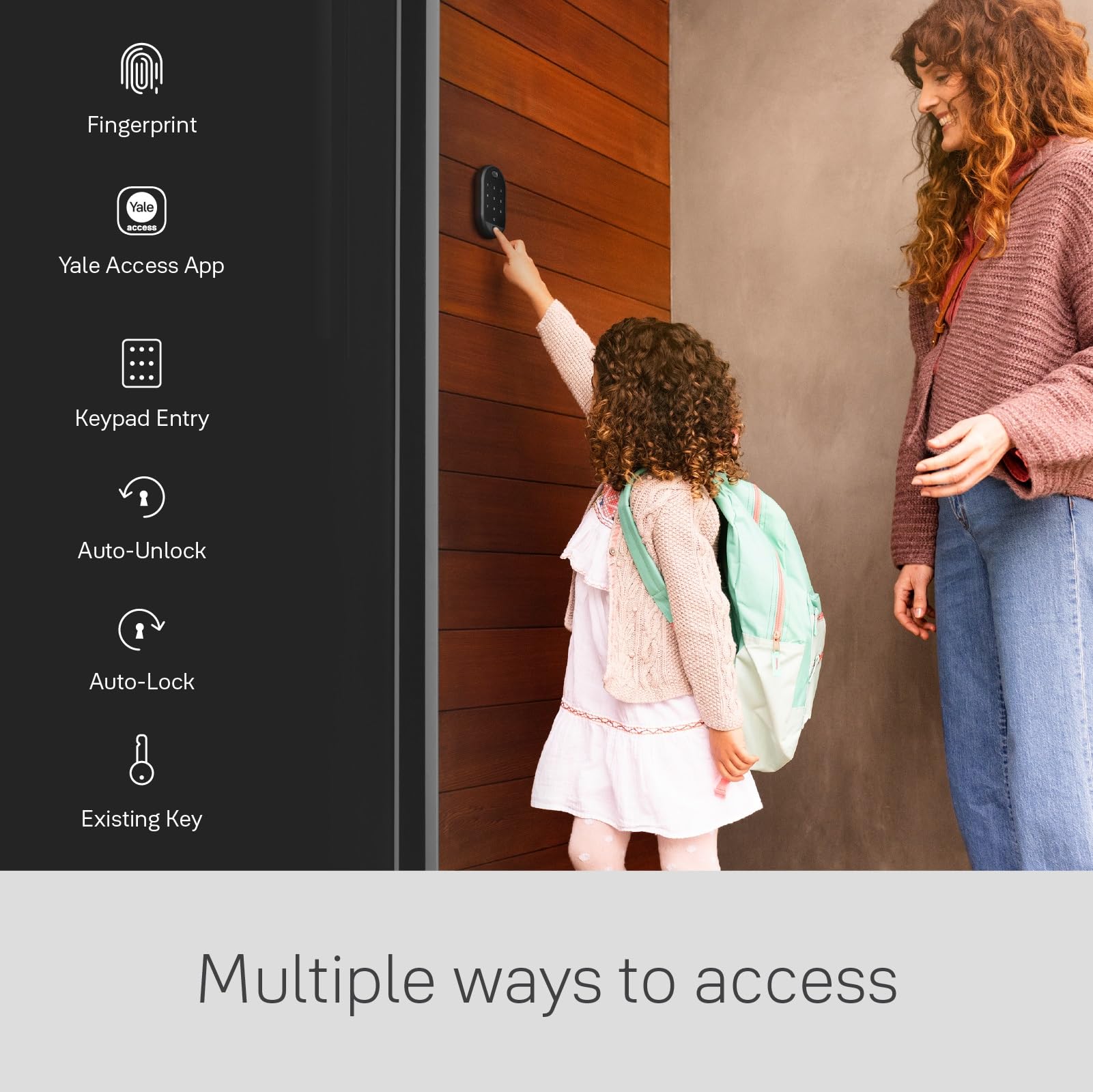 Yale August Wi-Fi Smart Lock with Keypad Touch in Silver