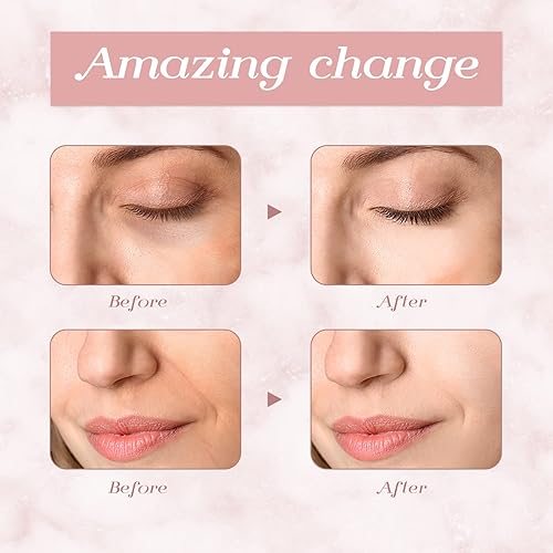 Miniatura 3 de Tekson Rodillo masajeador facial, rodillo de jade 2 en 1, herramienta de cuidado de la piel para apretar la piel, antienvejecimiento, reduce la