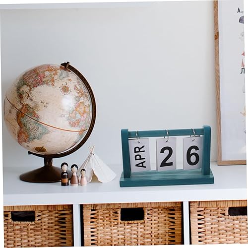 Miniatura 9 de Tofficu 4pcs Calendar Trinkets Accesorios Para Escritorio Desk Decoration Office Desk Accessories Metal Flip Calendar 2023 Desk Calendar Rustic
