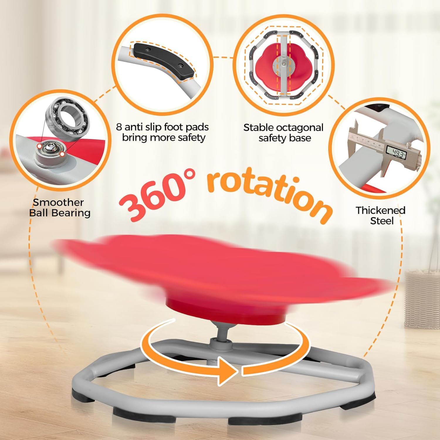 Chaise Pivotante Sensorielle , Chaise Sensorielle Pivotante Chaise Pivotante Pour Enfants
