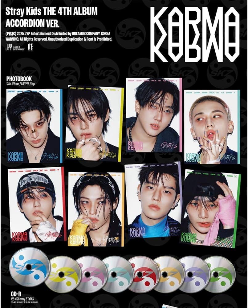Stray Kids スキズ 公式 FANS KARMA プレリス コンプ ×2 Amazon.com: (EXCLUSIVE POB) STRAY KIDS - [KARMA] 4th Studio album