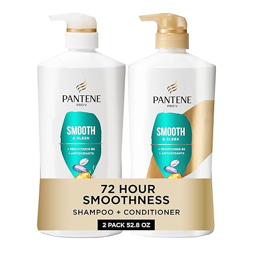 Pantene Smooth & Sleek Shampoo Conditioner Set