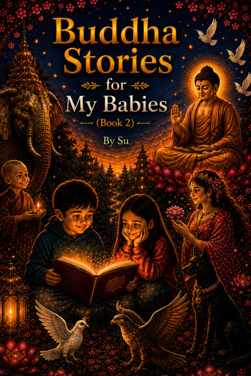 Buddha Stories for My Babies (Book 2): Gentle Buddhist Stories About Kindness, Wisdom, and Compassion