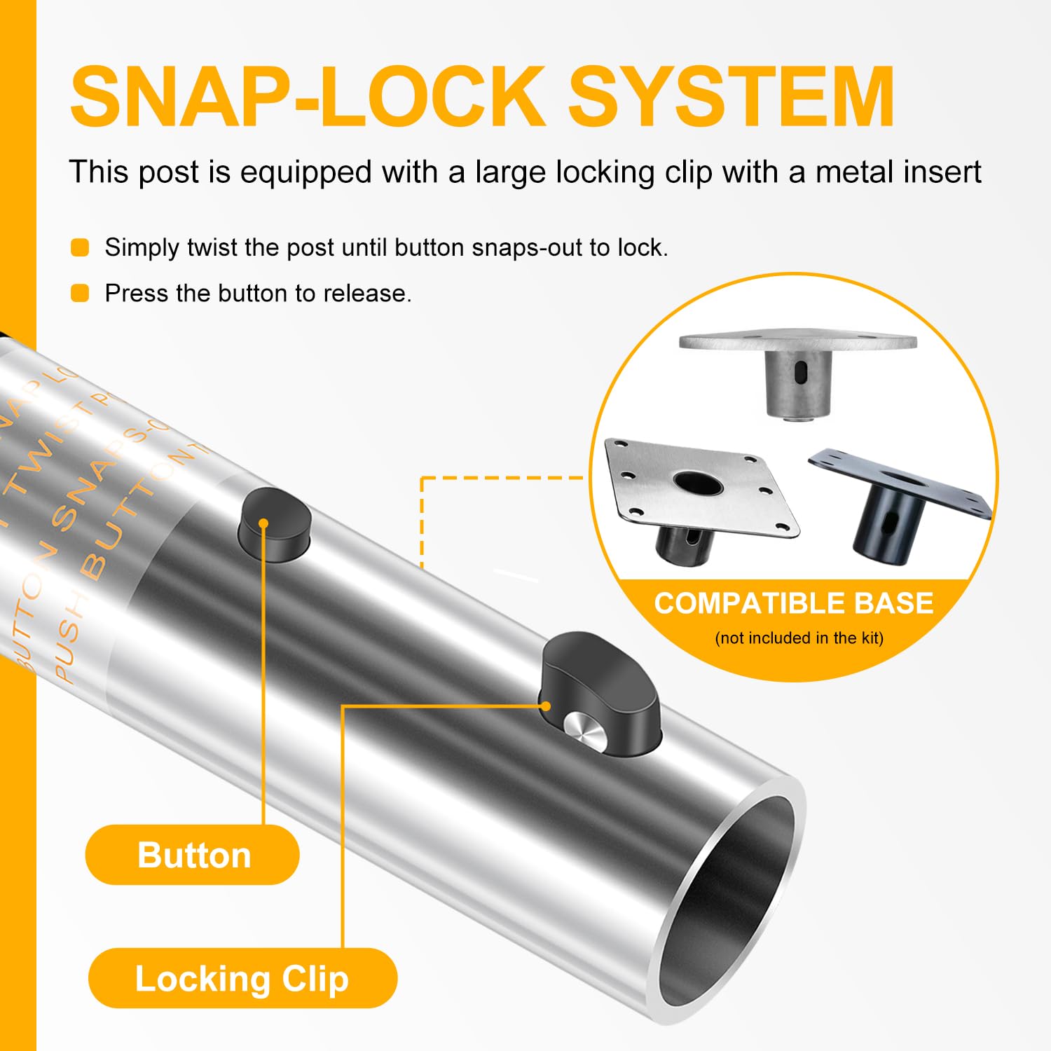 Amazon.co.jp: Deargooday SP-39204 Lock'N-Pin 3/4インチ高さ調節可能