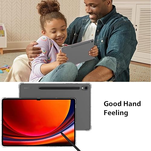 Miniatura 7 de Zeking Funda para Samsung Galaxy Tab S9  S10, ultra transparente, suave, flexible, transparente, TPU, contraportada para Galaxy Tab S9S10 SM-X710,